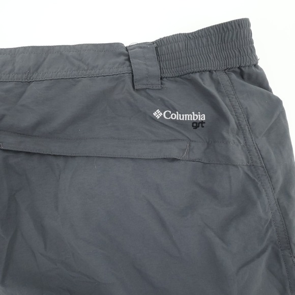 Columbia GRT Convertible Cargo Hiking Pants Mens XXL Outdoor Gray Nylon - Picture 1 of 6